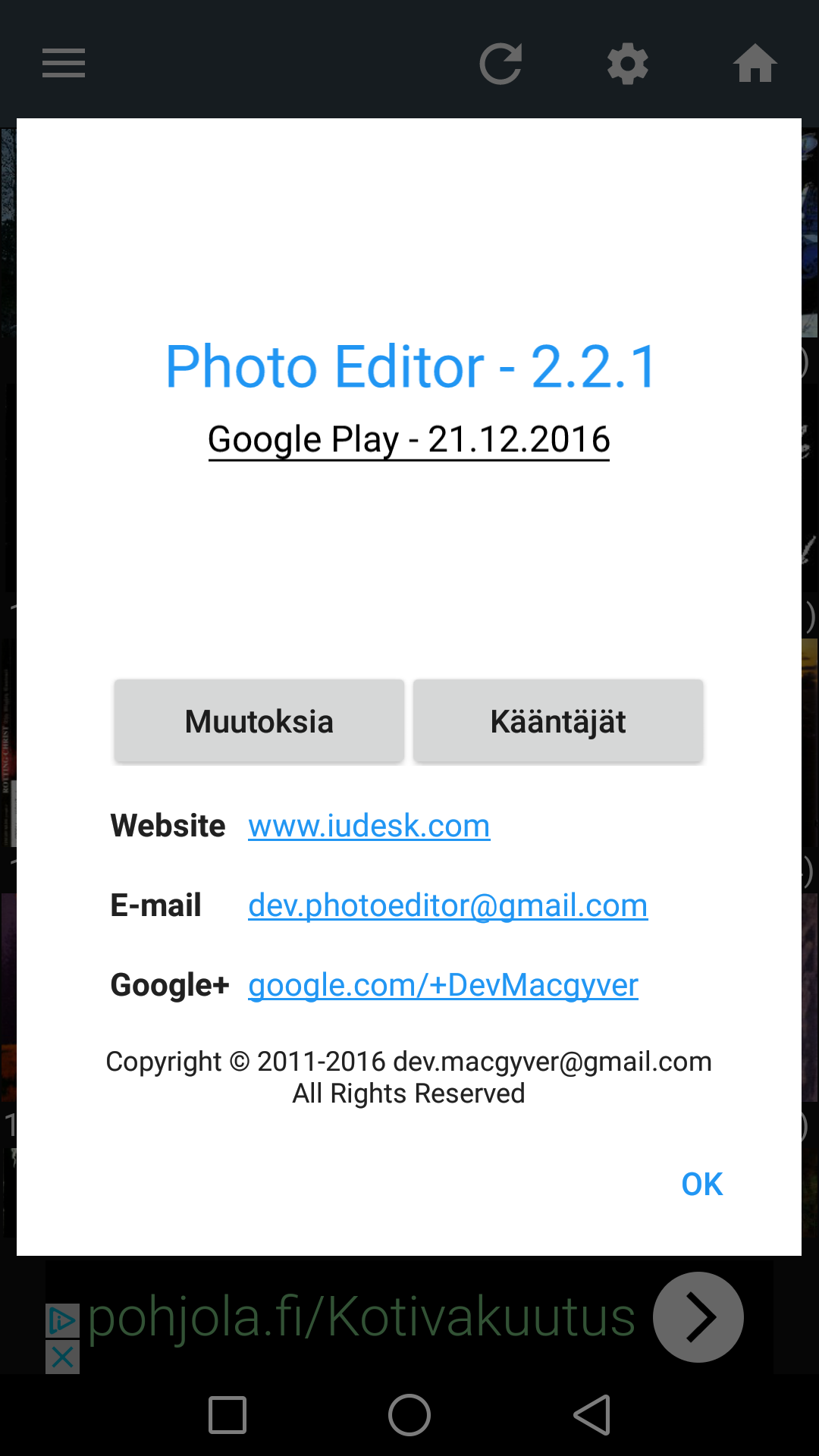 Photo Editor by dev.macgyver